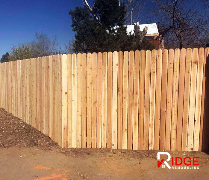 Picket fence installation in Denver Metro Area - Ridge remodeling
